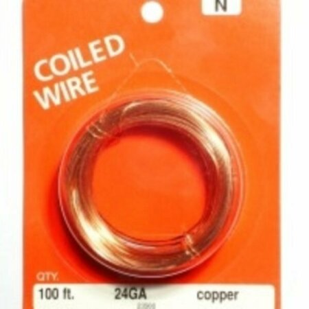 MIDWEST FASTENER Wire 24Ga/100ft Copper Wire 23560